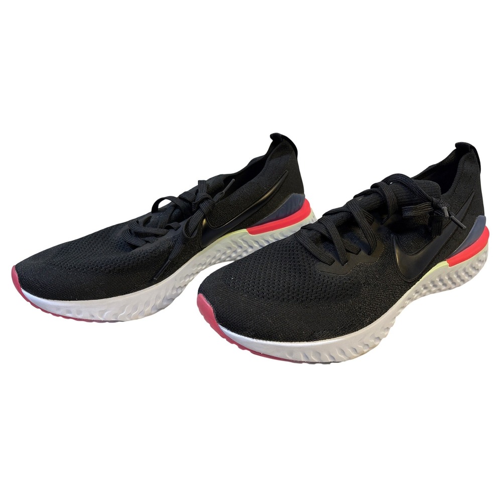 Nike Epic React Flyknit Womens Running Shoes‎ Black Pink Size 13 no box